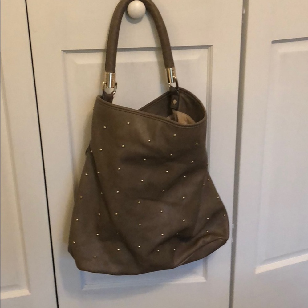 Tan shoulder bag